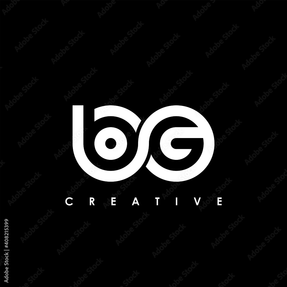 BG Letter Initial Logo Design Template Vector Illustration BG Letter Initial Logo Design Template Vector Illustration