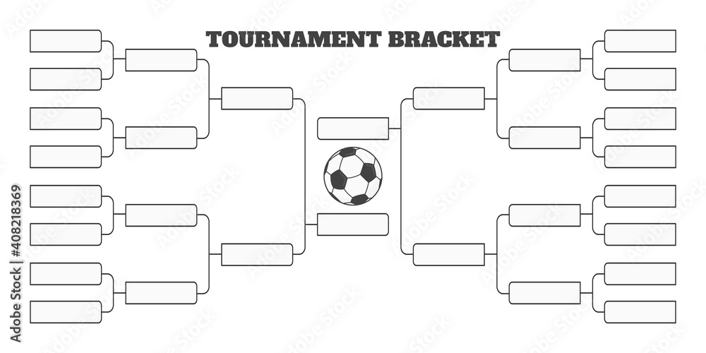 4 team tournament bracket championship template flat style design vector  illustration isolated on white background. Championship bracket schedule  for Stock Vector Image & Art - Alamy