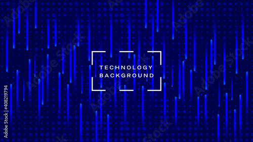 Abstract futuristic blue technology background . Digital background .