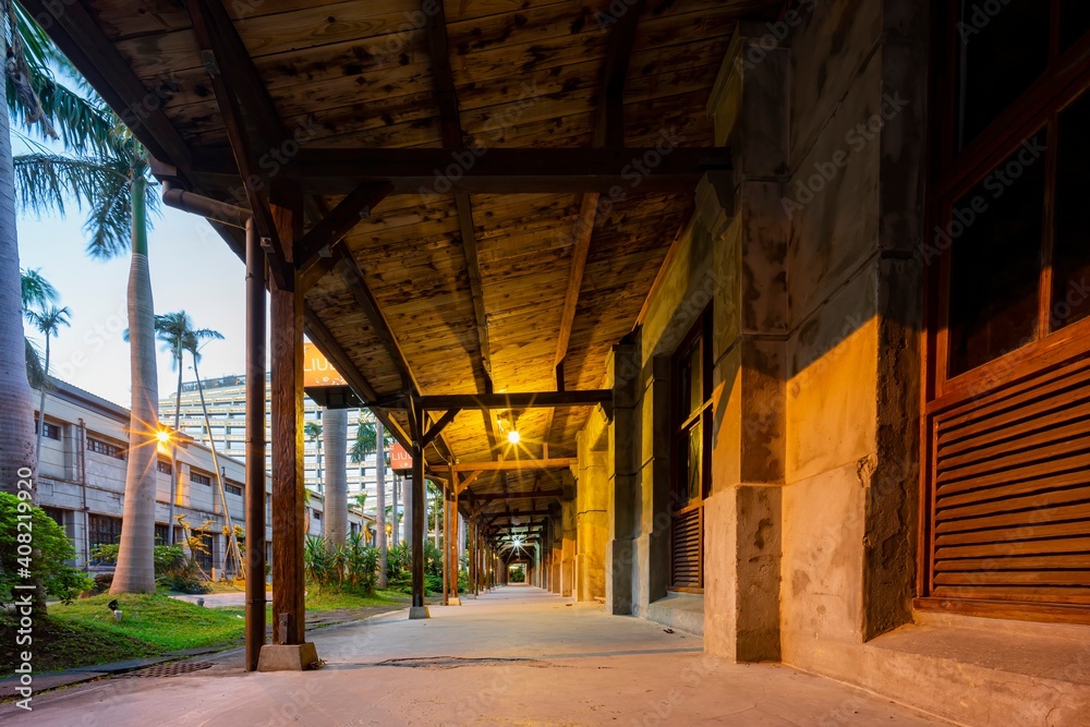 Exterior view of Songshan Cultural and Creative Park area