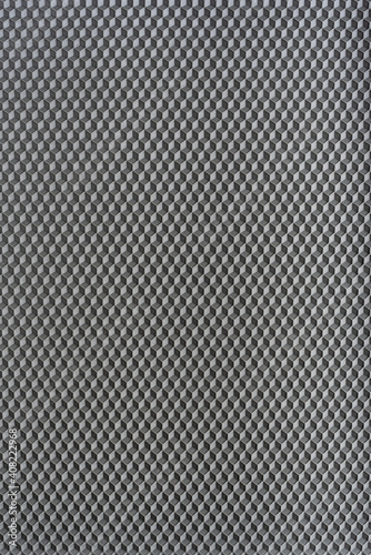 Honeycomb abstract illustration. Gray geometrical abstract background. Vertical frame