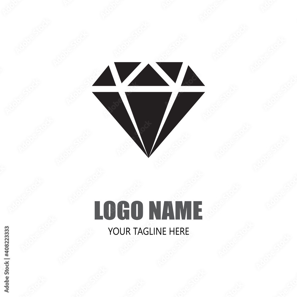 Diamond Logo Template vector icon illustration design Diamond Logo Template vector icon illustration design