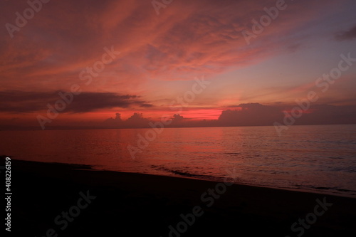 sunset at the beach