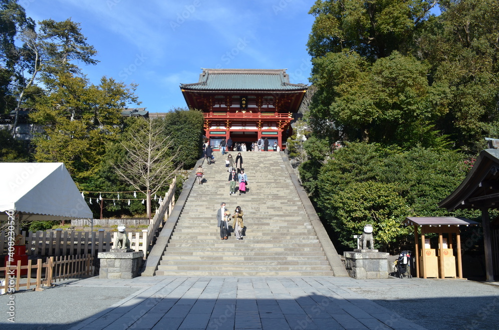 鶴岡八幡宮の大石段