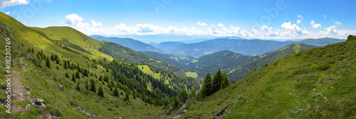 Panoramafoto Nockberge in Kärnten