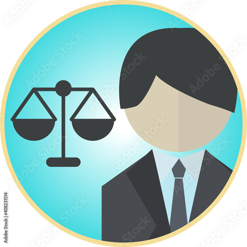 弁護士の職業人物アイコン