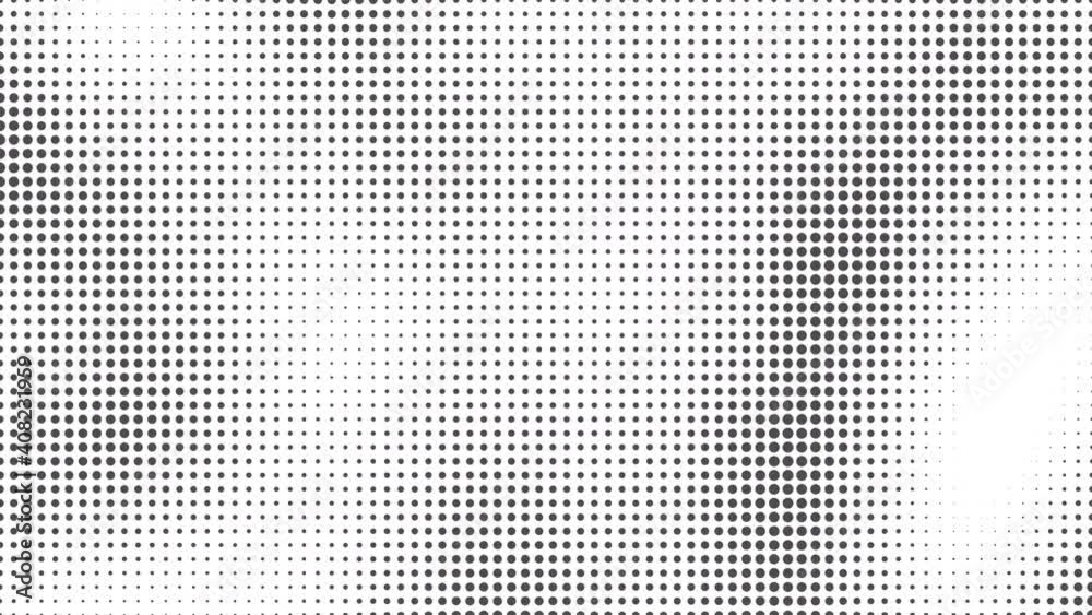 Halftone video background. Motion gradient texture loop