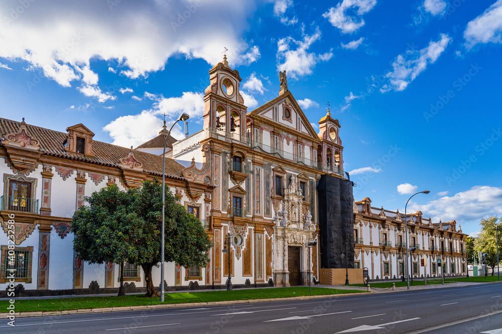 Palacio de la Merced in Cordoba Plaza de Colon, Andalusia, Cordoba, Spain.