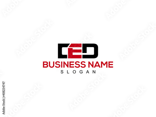 CED letter logo vector And Illustrations For Business
