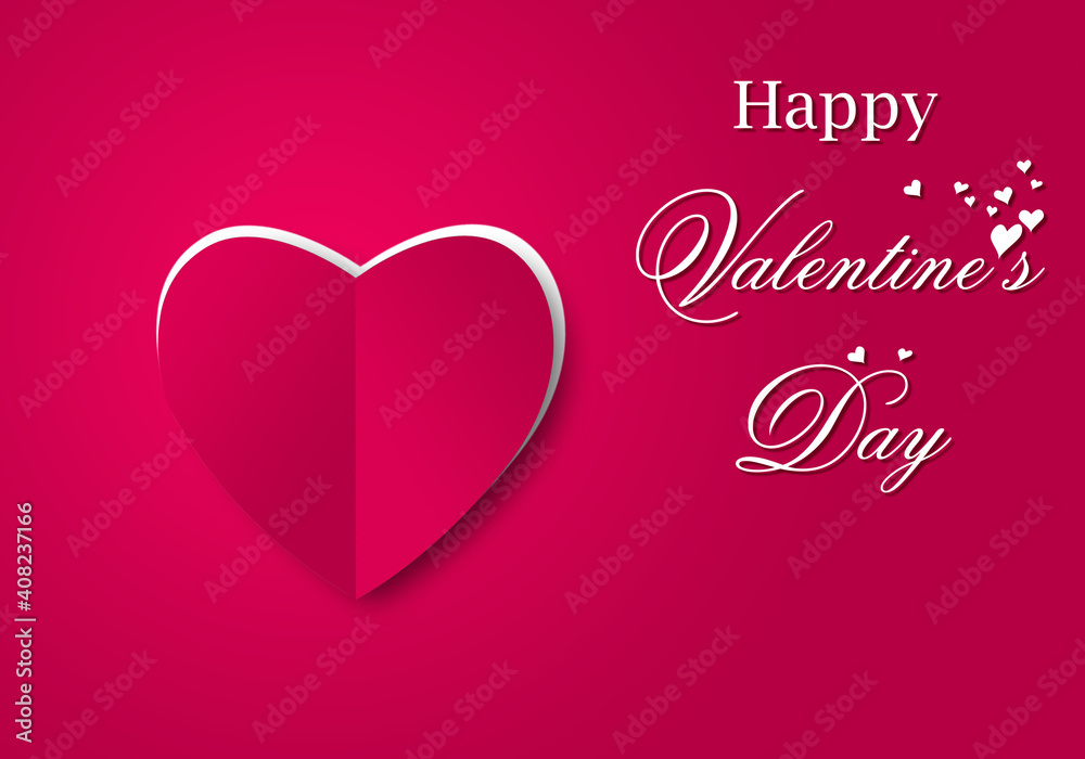 Valentine's day background with cut out heart. Valentine's day background with cut out heart.