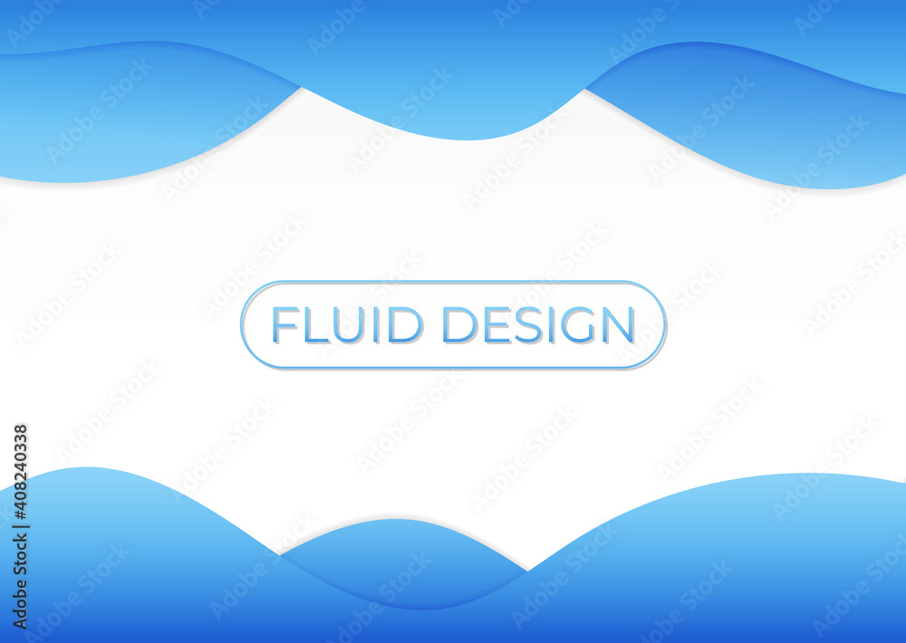 Fluid wave curve shape design cyan cool concept with space. Fluid wave curve shape design cyan cool concept with space.