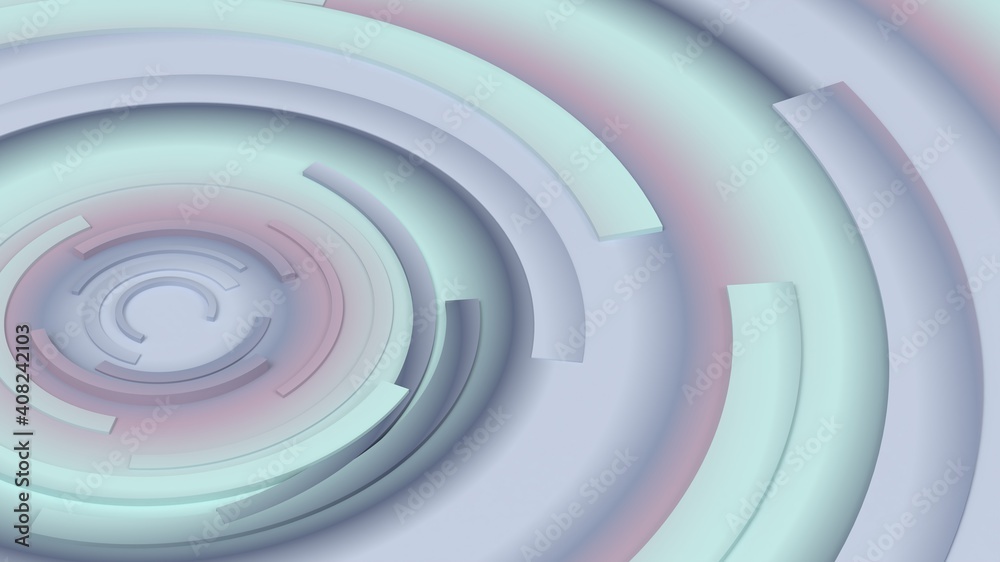 3d Data Presentation Background of Abstract Idea in Cold Blue—Grey Circular Gradients 3d Data Presentation Background of Abstract Idea in Cold Blue—Grey Circular Gradients