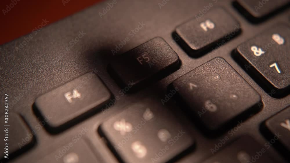 pressing on the F5 button continuously
