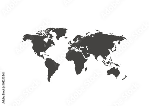 World map vector illustration