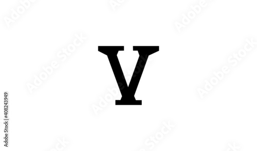 The number 5 on a white background. Vector drawing.