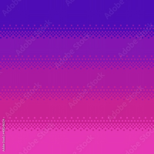 Sky background pixel art. Vector background.