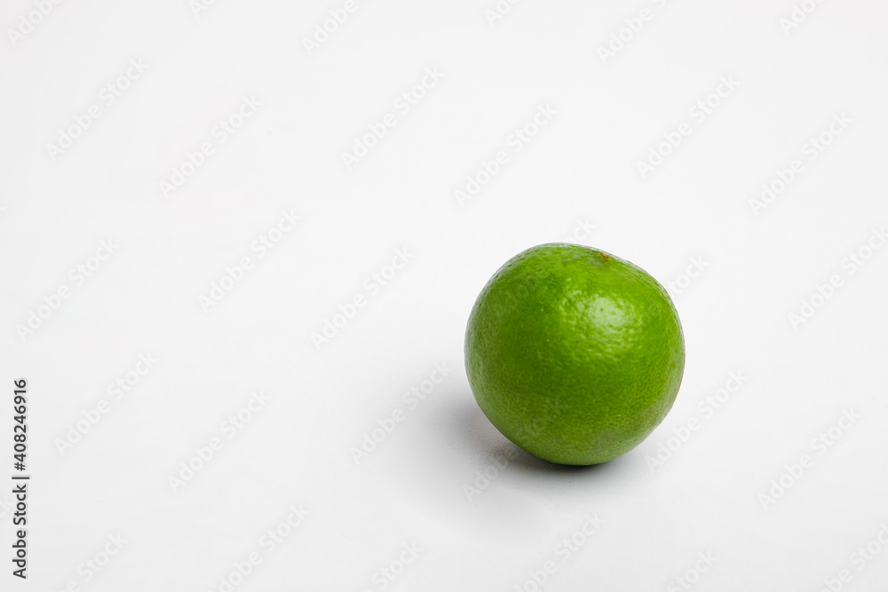 Fresh lime isolated on white background Fresh lime isolated on white background