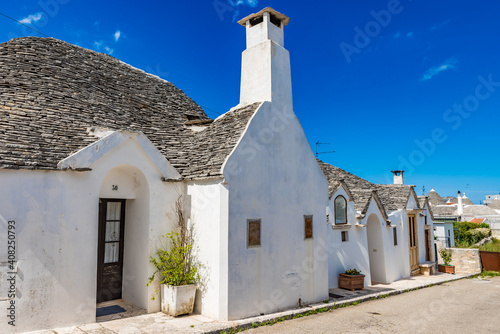 Trulli of Alberobello in Italy, a UNESCO world heritage site.