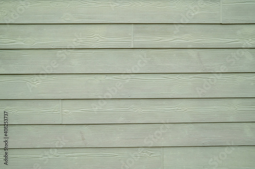 Wooden wall made of painted planks