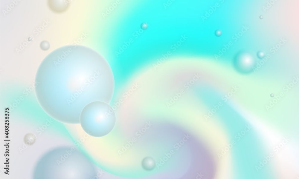 Abstract soft fluid background with full colorful liquid gradient.