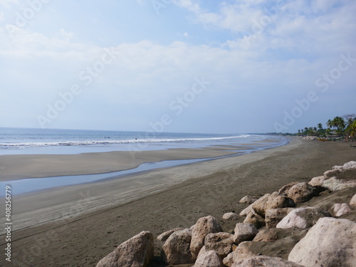 Plage de Jiquilillo au Nicaragua photo