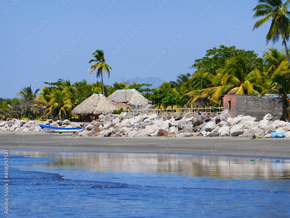 Plage de Jiquilillo au Nicaragua Plage de Jiquilillo au Nicaragua