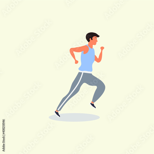 black woman running on treadmill