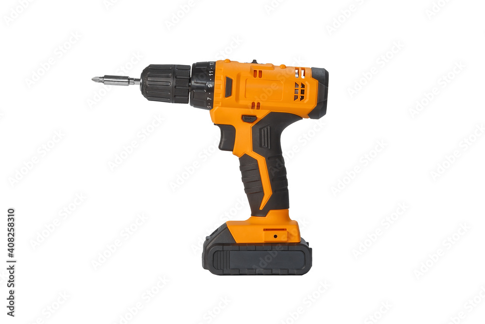 Screwdriver on a white background, isolated. Screwdriver on a white background, isolated.
