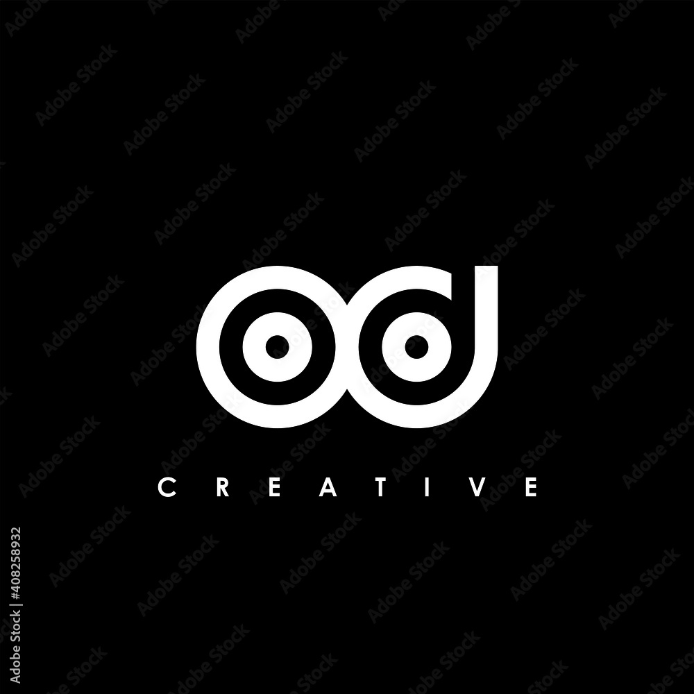 OD Letter Initial Logo Design Template Vector Illustration OD Letter Initial Logo Design Template Vector Illustration