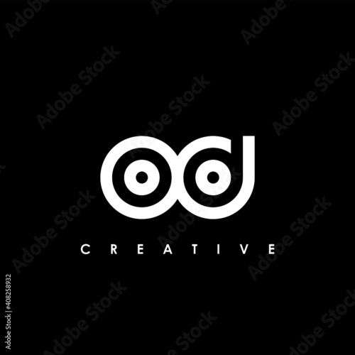 OD Letter Initial Logo Design Template Vector Illustration