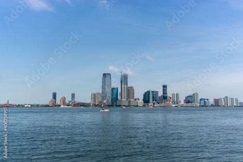 New York City Center from Statue of Liberty National Park © sayrhkdsu