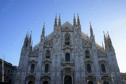 Milan Cathedral or Milan Duomo aka Duomo di Milano in Italy - ドゥオーモ ミラノ大聖堂 イタリア © Eric Akashi