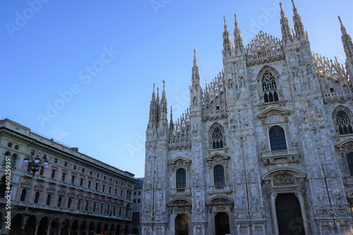 Milan Cathedral or Milan Duomo aka Duomo di Milano in Italy - ドゥオーモ ミラノ大聖堂 イタリア
