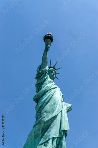 Looking at the symbol of New York  the Statue of Liberty