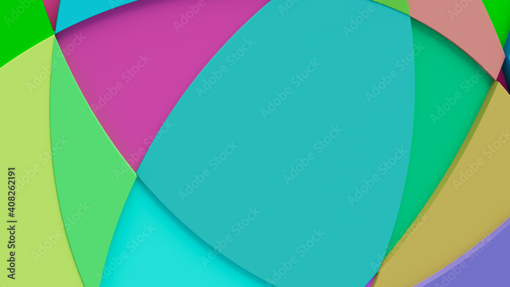 Multicolored tech background, with a geometric 3D structure. Clean, vibrant design with simple, bright, modern forms. 3D render Multicolored tech background, with a geometric 3D structure. Clean, vibrant design with simple, bright, modern forms. 3D render