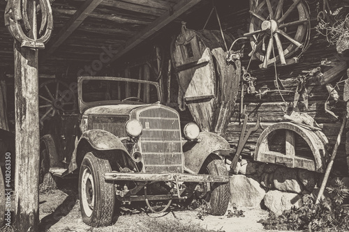 Oldtimer found in an old barn
