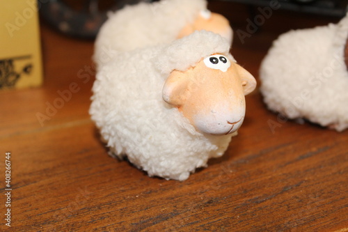 white sheep toy