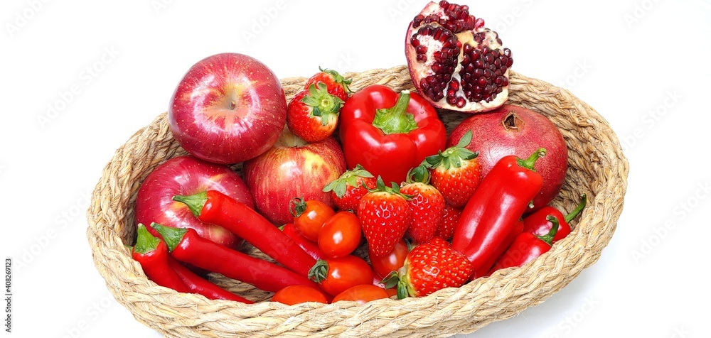 Red fruit vegetables