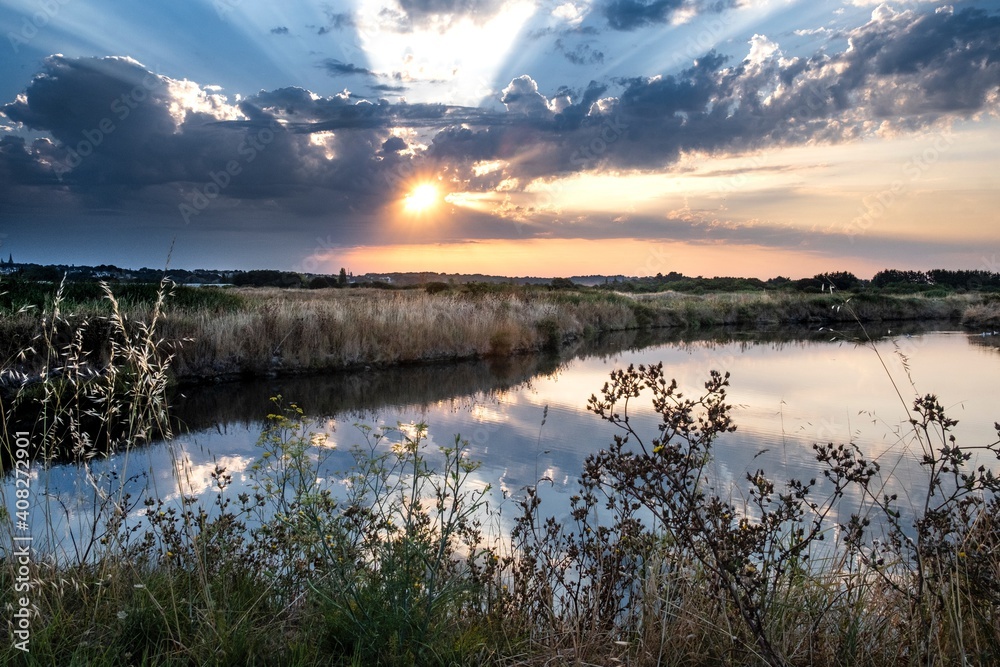 Fototapeta premium Marais Salants Guerande