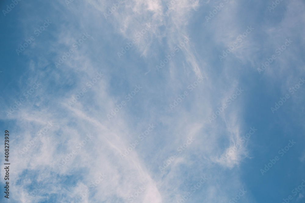 beautiful clear blue sky with white streaks beautiful clear blue sky with white streaks