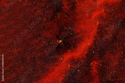 Fiery galaxy in dark space. Elements of this image were furnished by NASA.
