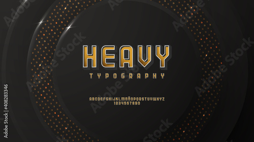 Luxury typography with beautiful effect	