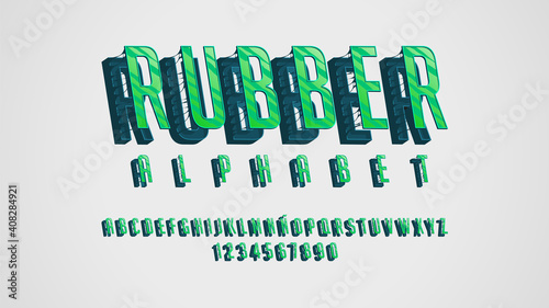 Modern typography with halftone effect
