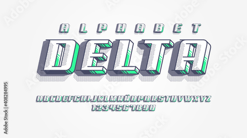 Elegant typeface with premium effect
