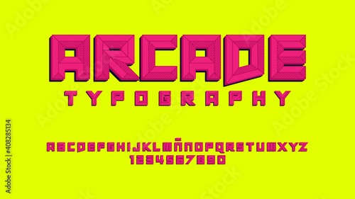 Creative typeface with premium effect
