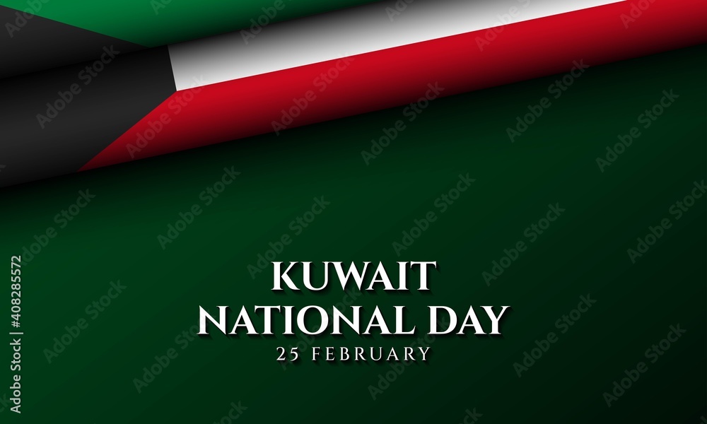 Kuwait National Day Background. Vector Illustration. Kuwait National Day Background. Vector Illustration.
