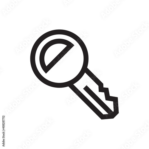 key icon vector design illustation