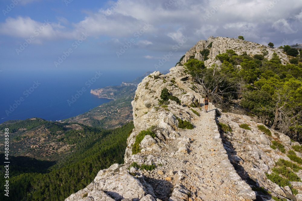 camino del Archiduque, Valldemosa, Sierra de Tramontana, Mallorca, islas baleares, Spain camino del Archiduque, Valldemosa, Sierra de Tramontana, Mallorca, islas baleares, Spain