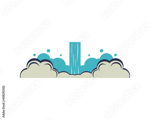 rocket smoke launcher isolated icon