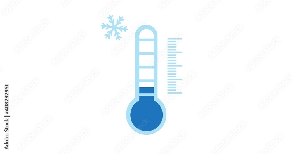 Thermometer Icon on a white back Thermometer Icon on a white back
